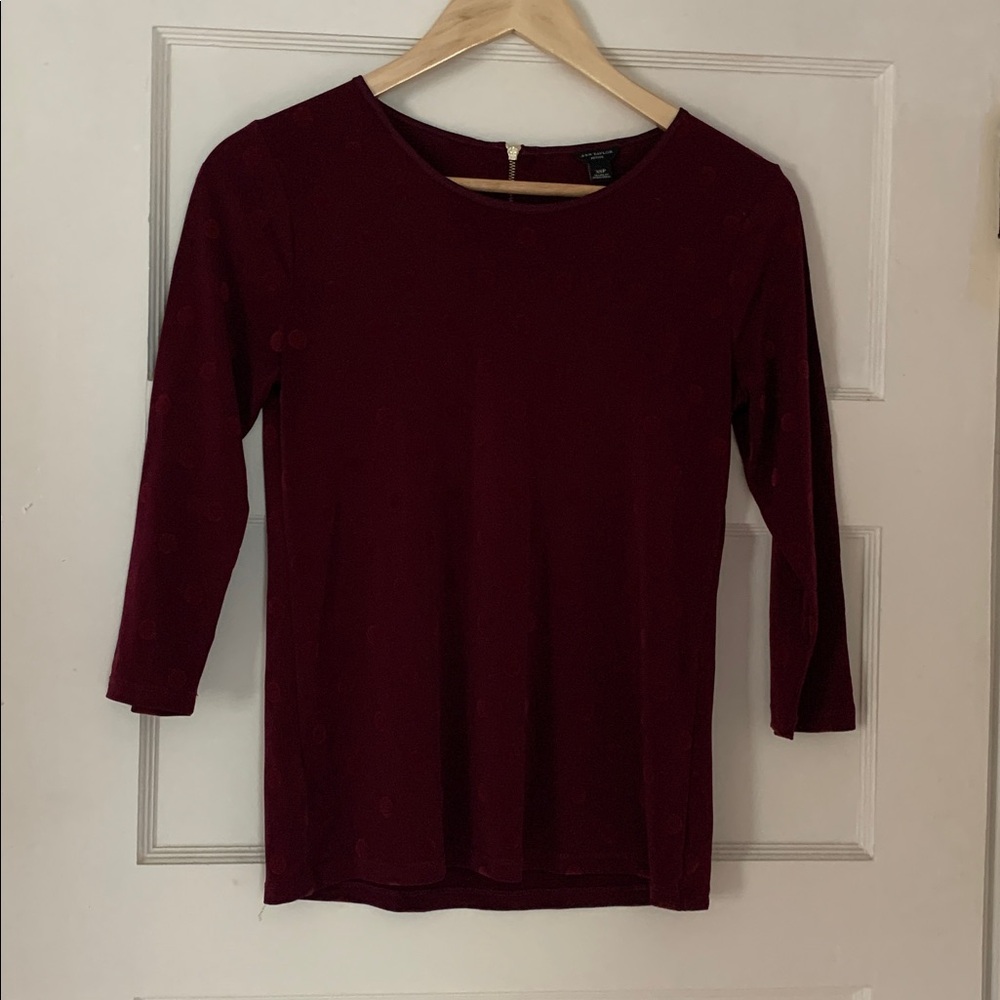Ann Taylor Deep Fuchsia Blouse